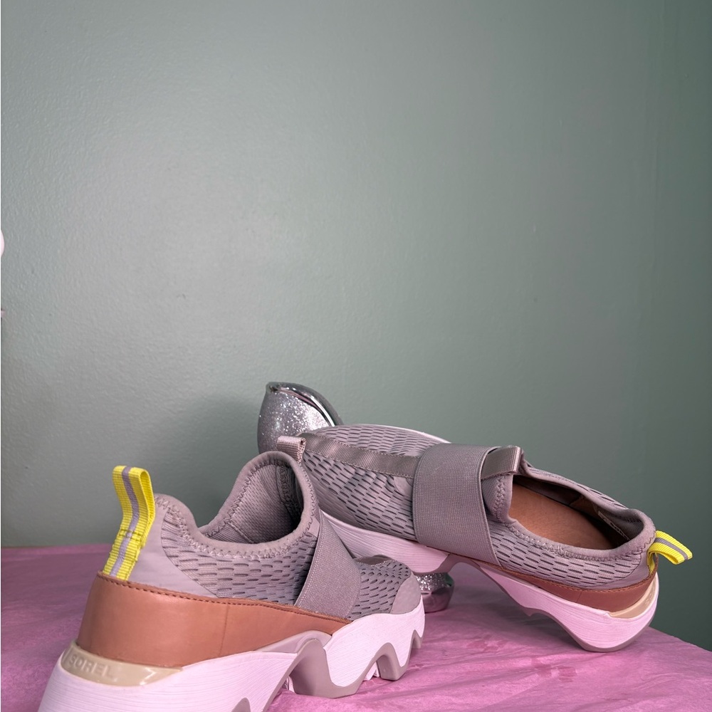 Sorel Gray Women's Sneakers - Picture 3 of 9